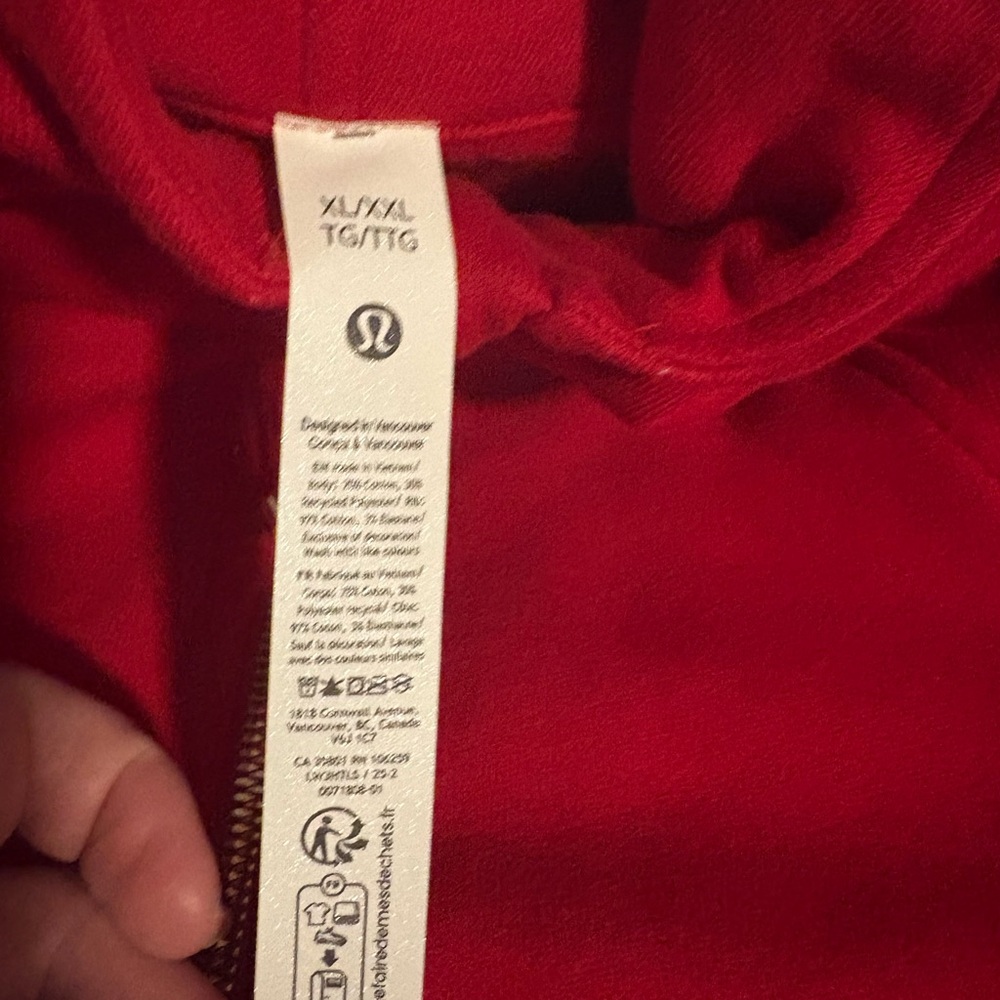 Lululemon Scuba Oversized Full-Zip Hoodie
Dark Red / Gold - Picture 8 of 9